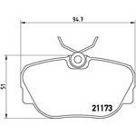 P 06 010, P06010_колодки дисковые передние!\ BMW E30 1.6i-2.5i/2.4D/TD 83-94