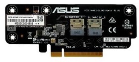 Фото 1/4 Контроллер ASUS RS300-E11/PCIE- NVME1-SLSAS-R1M-A /SLIM-SAS CABLE/2 NVME