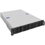 Серверный корпус ExeGate Pro 2U660-HS12  RM 19", высота 2U, глубина 660, БП 1U-500ADS, 12xHotSwap