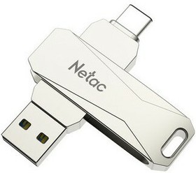 Фото 1/10 NT03U782C-256G-30PN, 256GB USB 3.0+TypeC FlashDrive Netac U782С