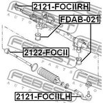 Втулка рейки рулевой FORD FOCUS C-MAX CAP 2003-2007 [EU] втулка рулевой рейки \ ...