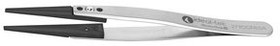 ESD tweezers, uninsulated, antimagnetic, carbon fiber/stainless steel, 115 mm, 279CCFR.SA.1.IT