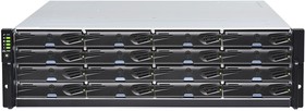 Фото 1/4 Модуль расширения Infortrend JBOD 3U/16bay (DS) dual redundant controller expansion enclosure 4x 12Gb SAS ports, 2x(PSU+FAN module), 16xdriv