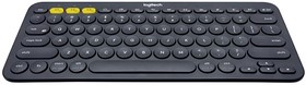 Фото 1/10 Клавиатура Logitech Wireless Keyboard K380 Dark Grey, Bluetooth, [920-007584]