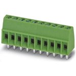 PCB terminal, 3 pole, pitch 2.54 mm, AWG 26-20, 6 A, screw connection, green, 1725669