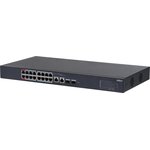 Коммутатор Dahua DH-CS4218-16ET-135 (L2) 16x100Мбит/с 2xКомбо(1000BASE-T/SFP) ...