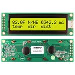 NHD-0220DZ-FL-YBW, LCD Character Display Modules & Accessories STN- Y/G Transfl ...
