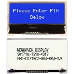 NHD-C0216CZ-NSW-BBW-3V3, LCD Character Display Modules & Accessories STN-BLUE ...