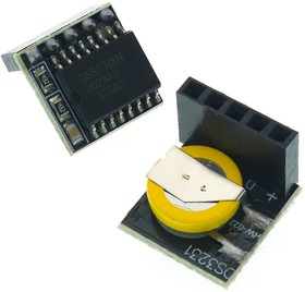 DS3231 RTC модуль часов реального времени (I2C) MINI with battery, СКБ Элемент | купить в розницу и оптом