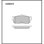 ADB0474, Колодки тормозные дисковые | зад |