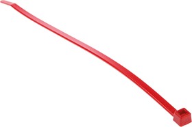 116-08012 T80R-PA66-RD, Cable Tie, Inside Serrated, 210mm x 4.7 mm, Red Polyamide 6.6 (PA66), Pk-100