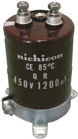 Фото 1/4 680μF Aluminium Electrolytic Capacitor 400V dc, Screw Terminal - LQR2G681MSEC