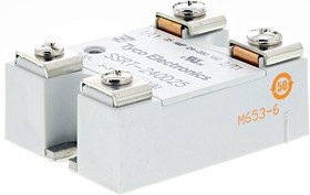 Фото 1/2 SSRT-240D25 2-1393030-2, Solid State Relay, 25 A Load, Panel Mount, 280 V rms Load, 32 V dc Control