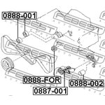 0888-002, 0888-002_ролик обводной ремня ГРМ!\ Subaru Impreza/Forester 2.0T 98-05