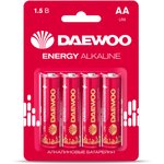 .5029781, Элемент питания Daewoo LR6 ENERGY Alkaline 2021 BL-4 (кратно 4)