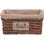 Корзина стеллажная "орех" EW-55 XS