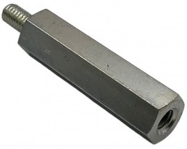 TFM-M4X30/DR227, Дистанцирующая стойка с резьбой, 30мм, размер ключа 8мм Внутр.резьба: M4, сталь
