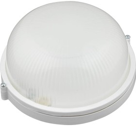 Светодиодный влагозащищенный светильник ULW-K21A 8W/6000K IP54 WHITE. Круг. UL-00005233