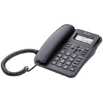 127218, Телефон проводной TeXet TX-264 черный