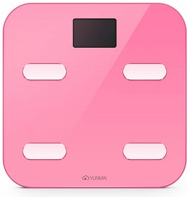 Фото 1/3 M1805GL, Напольные весы Xiaomi Yunmai S Pink