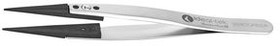 ESD tweezers, uninsulated, antimagnetic, carbon fiber/stainless steel, 115 mm, 259CCFR.SA.1.IT