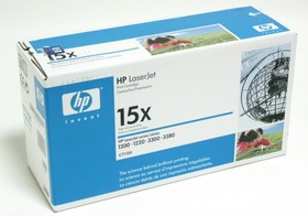 Фото 1/10 Картридж лазерный HP 15X C7115X черный (3500стр.) для HP LJ 1200/1220/1000W