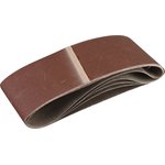 35343-180, ЗУБР 100 х 610 мм, P180, лента шлифовальная СТАНДАРТ, для ЛШМ, 5 шт.