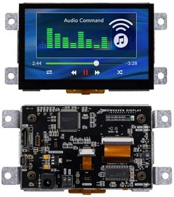 NHD-4.3-HDMI-HR-RSXP-CTU, TFT Displays & Accessories 4.3" IPS HDMI TFT w/ USB-interface Capacitive Touch