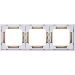 ABB EPJ Levit слоновая кость / белый Рамка 3 поста