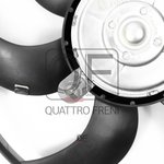 QF75A00011, вентилятор охлаждения! слева, без рамки\ Audi A3 1.6i 03  ...