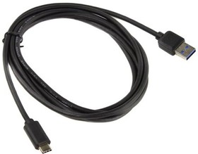 Фото 1/2 Кабель ACD Кабель ACD Nexus 933A |ACD-U933A-C2B| USB 3.0 Gen1, USB-A male - USB-C male, 2м, 12В, 3А, Черный