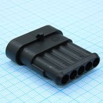 CKK7051-1.5-11, (282107-1), Корпус разъема, серия 1.5, вилка, 5 контактов ...