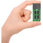 MIKROE-1993, 7x10 R Click LED Matrix Display Add On Board With 74HC595