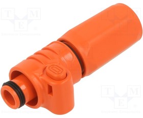 DS1168-01-120FSEYX, Plug; DC supply; female; PIN: 1; for cable; crimped; orange; 1kV