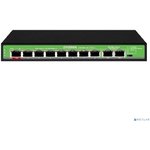 Digma DSP208F-2F-T120 Коммутатор V1 (L2) 10х100Мбит/с 8PoE 8PoE+ 120W неуправляемый
