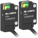 Lanbao PSV-TC50DR-S, оптический датчик барьерный (излучатель),Sn=500 мм, Другой 10...30DC ,кабель 2м