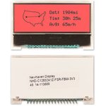NHD-C12832A1Z- FSR-FBW-3V3, LCD Graphic Display Modules & Accessories FSTN+ Red ...