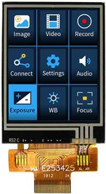 NHD-1.8-128160EF-SSXN-FT, TFT Displays & Accessories 1.8in TFT SPI Touch Sunlight Readable