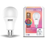 Лампа Светодиодная Smart Home RGBW E27 A60 10 Вт 2700-6500K 1180112