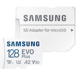 Флеш карта microSDXC 128GB Samsung MB-MC128KA EVO PLUS + adapter