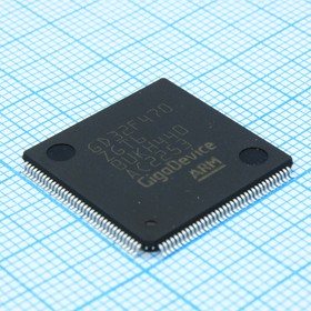GD32F470ZGT6, Микроконтроллер 32-бит 240МГц ядро ARM Cortex-M4 Флэш-память 1МБ ОЗУ 521кБ LQFP144