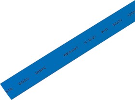 Фото 1/10 21-0006, Трубка термоусаживаемая ТУТ нг 10,0/5,0мм, синяя, упаковка 50 шт. по 1м