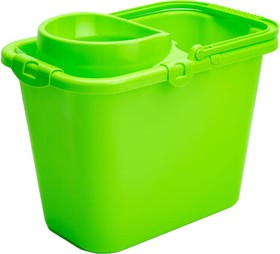 Фото 1/5 Ведро 9,5л с отжимом пластиковое цвет зеленый М 2421 602545