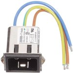 20SRBS8-Y, AC Power Entry Modules 20A, Snap-In Wire Leads, Y