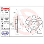 09.7701.75, Диск торм. пер. Max