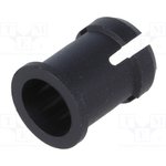 C-174L, LED Mounting Hardware LED Holder Clip 5mm Nylon Black