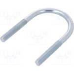 CB10.61.110(2"), U-bolt; B; 1.5; steel; zinc; Thread len: 53mm; for fixing pipes