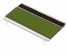 EA DOGM132L-5, Дисплей: LCD; графический; 132x32; STN Positive; желто-зеленый