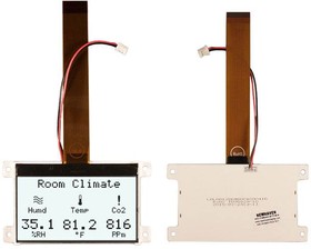 NHD-C12864WO-B1TFH#-M, LCD Graphic Display Modules & Accessories COG FSTN(+) 128x64 128 x 64 Pixels