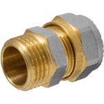 Соединитель патрубок 16x1/2" ц/ш RC, 00656